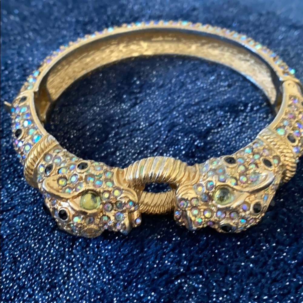 J.Crew Gold Jeweled Bracelet, very Elegant